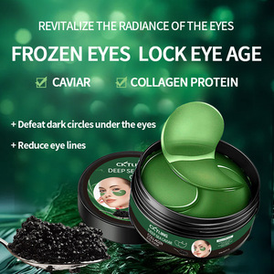 Masque pour les yeux au collagène de caviar des grands fonds Cktuing, boîte de 60 masques en gel pour l'hydratation et les soins anti-rides - Product Image 5