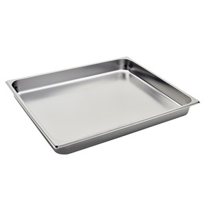 ถาดอบสแตนเลส GN 2/1 ขนาด 65 × 53 × 6.5 ซม. สูง 3400 กรัม - Product Image 1