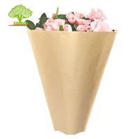 Recyclable personnalisé imprimé propre logo pot de plantes sac manches de fleurs