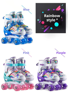 Patins à roulettes en gros pour filles garçons taille auto-équilibrée réglable <span class=keywords><strong>4</strong></span> patins à roulettes Flash pour enfants - Product Image 2