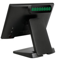 Caja Registradora de aluminio plegable de escritorio de 15,6 pulgadas personalizada al por mayor para restaurante con pantalla táctil POS Android/Windows Wi-Fi 6 Bluetooth
