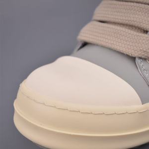 Chaussures décontractées de luxe à lacets, style rétro, bleu ciel, modèle printemps-automne, à bout rond et semelle en caoutchouc - Product Image 5