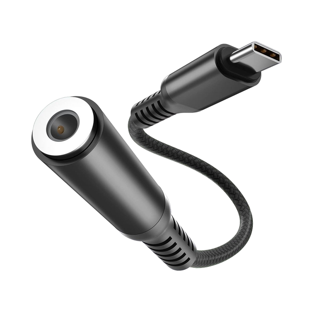 DAJIANG Customized Type c 3.5mm Dac Digital Audio Adapter Cable USB-C 3.5mm Audio Converter Headphone Aux Adapter Mobile Phones