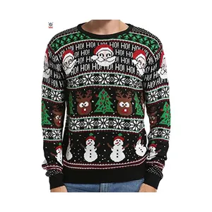 Design Unisex Tall Ugly Knitted Family Pullover Print Ugly Classy Cool Christmas Sweaters Mens Tops