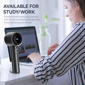 Ventilateur portable rechargeable mini <span class=keywords><strong>à</strong></span> main avec batterie 2000 mAh, faible bruit, petit ventilateur pour <span class=keywords><strong>étudiant</strong></span>s, enfants, salle de classe, école, étude - Product Image 4