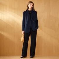 Veste de costume pour femme de haute qualité, veste de travail sophistiquée pour femmes