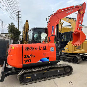 Mini-excavatrice Hitachi ZX70 modèle 2019, haute qualité, capacité de la cuve de 0,3 m, moteur japonais importé, pompe 7T, moteur Hitachi d'occasion - Product Image 1