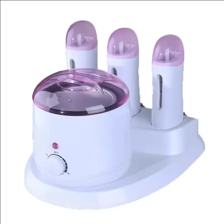 Haarverwijdering Wax Kachel Machine Kit 2 In 1 Met 3 Roll On Wax Warmer Apparatuur Set Beauty Spa Apparaat Voor Het Hele Lichaam Thuis Diy