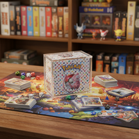 Boîte de protection en acrylique pour boîte de booster Elite Trainer Box (ETB) avec couvercle magnétique personnalisé