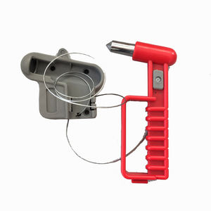 2 in 1 ABS peralatan darurat baja karbon Kit mobil palu keselamatan & sabuk pengaman pisau penyelamatan hidup Alat melarikan diri - Product Image 6