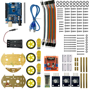 Kit de Coche Robótico DIY OKY5018, Kit de Iniciación con Señales de Giro, Kit de Coche Educativo de Programación - Product Image 4