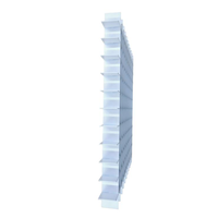 Núcleo de Ventilación HVAC de Aluminio con Recubrimiento en Polvo Personalizado, Utilizado en Centros de Datos y Centros de Computación de Inteligencia Artificial