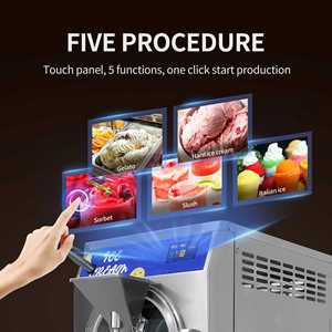 Macchina ad <span class=keywords><strong>alta</strong></span> produzione in acciaio inossidabile macchina per ghiaccio duro gelato di grande capacità - Product Image 2