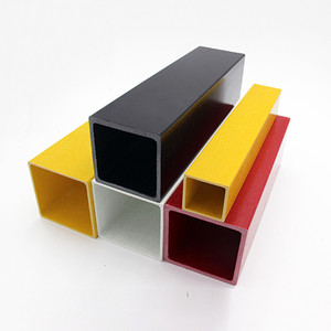 <span class=keywords><strong>Tube</strong></span> carré en pultrusion de fibre de verre, <span class=keywords><strong>tube</strong></span> <span class=keywords><strong>rectangulaire</strong></span> composite FRP pour support structurel - Product Image 4
