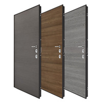 Panneau acoustique décoratif en alliage d'aluminium OUNA DOOR, matériau d'absorption acoustique insonorisant, style minimaliste en noyer et chêne