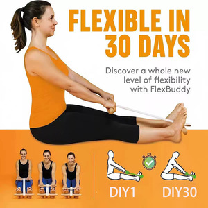 อุปกรณ์ออกกำลังกายแบบพกพา บาร์ยืดโยคะ ทำจากไม้บีช ยี่ห้อ OEM ขนาด 13x3x2 นิ้ว - Product Image 2