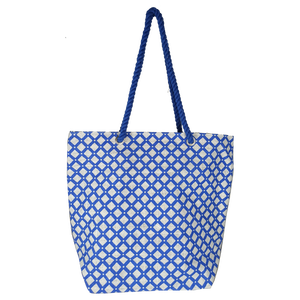 Sac fourre-tout en jute, sac de plage avec poignée en corde, impression sérigraphique intégrale et poche intérieure/extérieure, fabriqué en Inde - Product Image 3