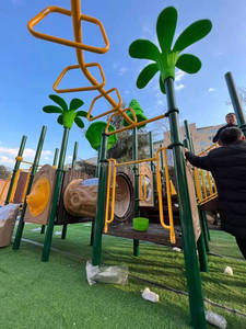 Monkey Bar attrezzature per il Fitness all'aperto parco giochi per bambini arrampicata avventura palestra parco giochi per bambini intrattenimento - Product Image 4