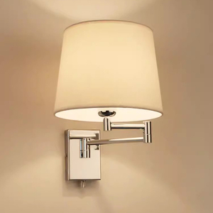 Bán buôn vải hiện đại tường chiếu sáng Fancy trang trí USB đèn tường cho phòng ngủ phòng khách cầu thang hành lang Led E26 sắt cơ sở - Product Image 5