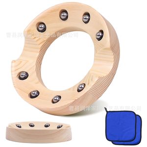 Wooden <b>Bowling</b> Ball Spinner Base With Detachable Design For Manual Polishing And Storage - Product Image 1