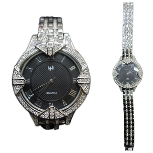 Reloj de caballero plateado 925 con movimiento de cuarzo elegante y duradero - Product Image 1