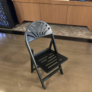 Atacado Preto Folding Resina Jardim Cadeira Branco Wimbledon Cadeira - Product Image 3