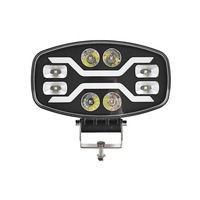 Lampe de travail LED 8 LED de 7 pouces pour chariot élévateur, phare antibrouillard tout-terrain robuste pour camion, SUV, Jeep, remorque