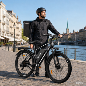 Vélo de montagne électrique à moteur haute vitesse, 27,5 pouces, autonomie de 108 km, E-MTB cargo pour les professionnels de la livraison, vente en gros - Product Image 1