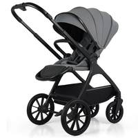 Poussette Bébé 3-en-1 Multifonction avec Siège Réversible, Inclinaison Multi-Positions, Pliage Compact, Nacelle et Landau pour Nouveau-né – Vente en Gros