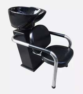 Venta al por mayor de muebles de barbería, silla de champú, silla de lavado de pelo, fregadero, cama, lavabo de belleza, silla de pelo con champú - Product Image 3