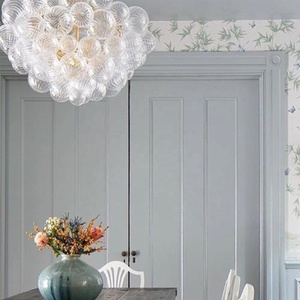 Luminaire suspendu rond moderne à LED, chambre à coucher, salle à manger, salon, <span class=keywords><strong>lustre</strong></span>, <span class=keywords><strong>boule</strong></span> de <span class=keywords><strong>verre</strong></span>, luminaire suspendu, lustres - Product Image 6