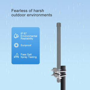 야외 사용을 위한 장거리 LoRa UHF <span class=keywords><strong>RFID</strong></span> 12dBi 수직 전 방향 유리 섬유 안테나 868 MHz - Product Image 4