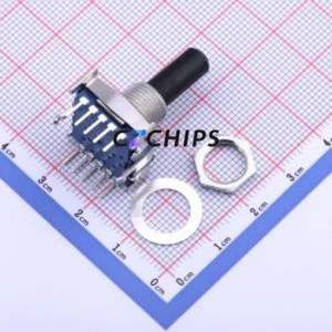 SRBV141201 Rotary Switch Through hole Component (THT) Switch 4 Flat Type PC Pin Non-Short Circuit - Product Image 2