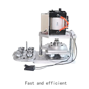 Лидер продаж, машина для изготовления пуговиц, 6 шт., круглые формы, пневматические кнопки, автоматическое устройство для изготовления булавок - Product Image 2