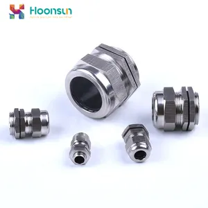 Customized Ip68 Waterproof Brass Metal Stainless Steel Cable Glands M20 Pg7 4mm Atex Cable Gland