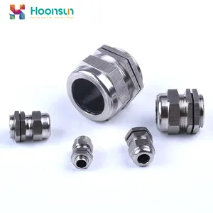 customized ip68 waterproof brass metal stainless steel cable glands m20 pg7 4mm atex cable gland