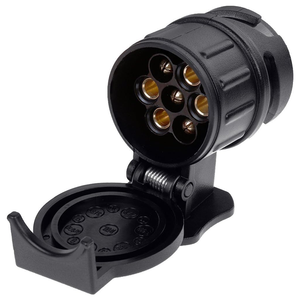 Adaptateur de <span class=keywords><strong>prise</strong></span> de courant 12V pour <span class=keywords><strong>remorque</strong></span>, caravane, <span class=keywords><strong>voiture</strong></span>, camion, convertisseur électrique européen 13 broches vers 7 broches - Product Image 4