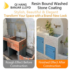 Venta al por mayor de fábrica QI HANG: Recubrimiento epoxi con agregado expuesto para pisos, natural, liso, elegante, duradero y refinado. - Product Image 3