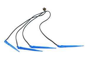 การให้น้ําแบบหยด สี่สาขา ชลประทานลูกศรหยด พร้อมท่อและดริปเปอร์พีซี - Product Image 2