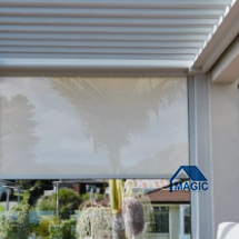 Pergola magique, <span class=keywords><strong>abri</strong></span> contre la pluie, toit ouvrant en aluminium, pergola 4x6, pare-soleil motorisé, persiennes, gazebo <span class=keywords><strong>pas</strong></span> <span class=keywords><strong>cher</strong></span> <span class=keywords><strong>pour</strong></span> l'extérieur, <span class=keywords><strong>pour</strong></span> la cour - Product Image 4