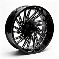 Jantes de camion forgées sur mesure SL 24X12 24X14 26X14 26X16 28x16 5x150 6x139.7 8X180 à déport profond pour Ford F150 RAM 1500