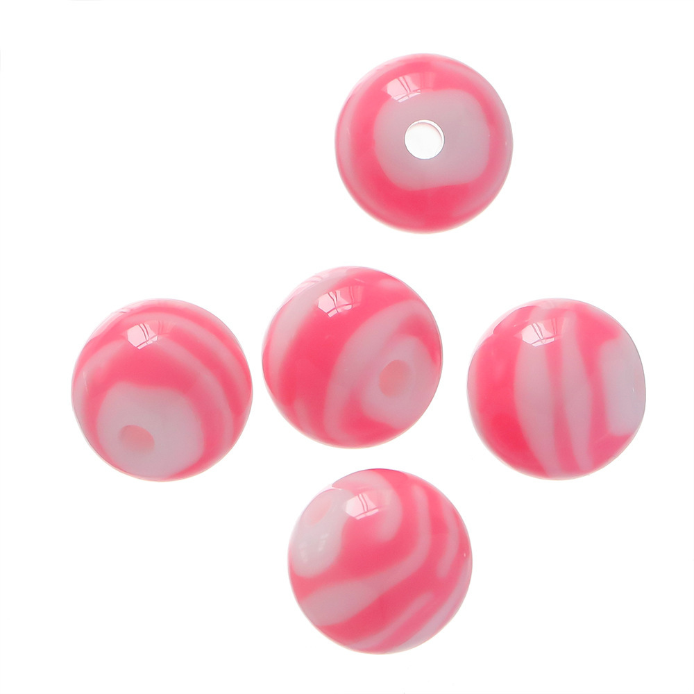 10 pièces, rose rouge (env.13.5*14mm)