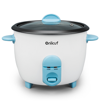 Micro cuiseur à riz 350W, appareil de cuisine domestique de petite taille 0,6l en forme de tambour