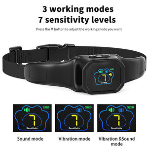 नए उत्पादों रंग स्क्रीन रिचार्जेबल डबल मोटर विरोधी छाल डिवाइस कुत्ते के लिए छाल कॉलर - Product Image 3
