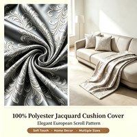 Tissu Jacquard Brocart Teint 100% Polyester Direct Usine 120GSM Respirant Écologique Poids Moyen Largeur 98" Pour la Maison