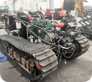 Châssis électrique à chenilles, châssis à chenilles en caoutchouc, châssis de robot à chenilles, châssis de véhicule à chenilles, châssis de bras robotique à 6 axes - Product Image 5