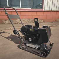 Compacteur à plaque vibrante Ruigong Wacker 5,5 CV avec moteur Honda, haute efficacité, 90 kg, certifié CE