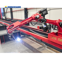 Nuevo Robot de Soldadura de Vigas Automático Inteligente sin Programación Zhouxiang para Fabricación de Estructuras Metálicas con Cámara