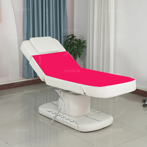 Lit <span class=keywords><strong>de</strong></span> <span class=keywords><strong>massage</strong></span> électrique pliable et inclinable à 3 moteurs, robuste, avec pédale, pour soins du visage <span class=keywords><strong>de</strong></span> luxe - Product Image 4