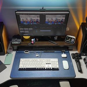 Organisateur de bureau magnétique, tapis de bureau grand format, tapis de souris imperméable en cuir PU pour clavier de bureau - Product Image 5